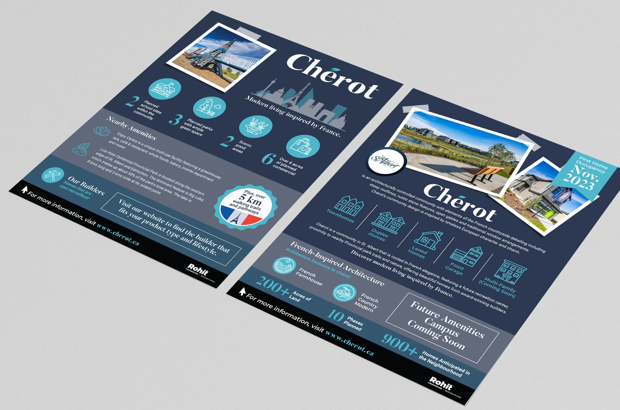 Cherot feature sheets designed for Rohit