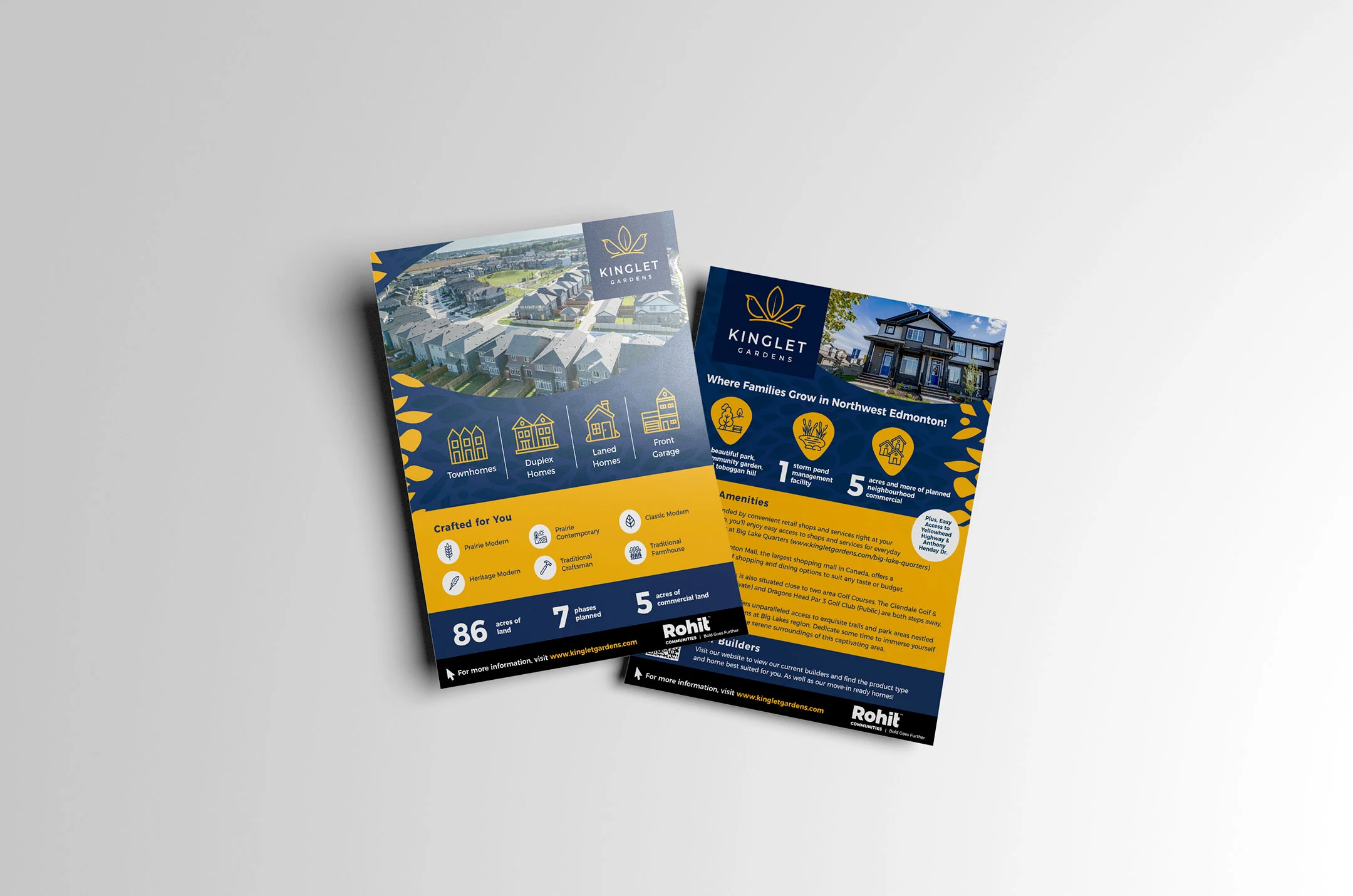 Kinglet Gardens feature sheets designed for Rohit
